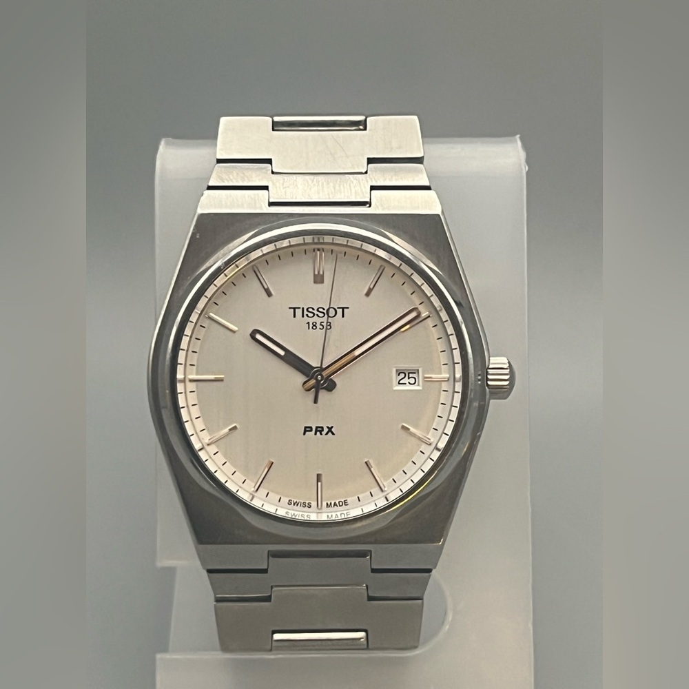 Tissot PRX Silver Dial Rose